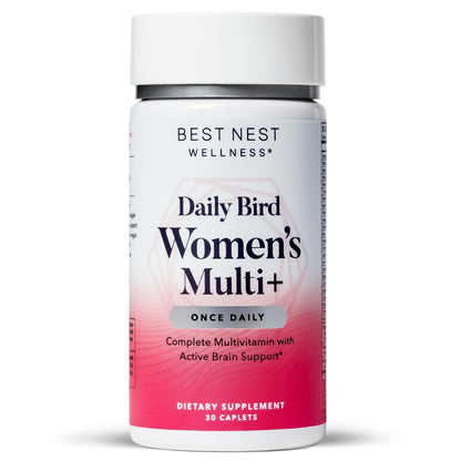 Best Nest Wellness Women's Multi Plus – Brain & Body Support, Gentle Iron