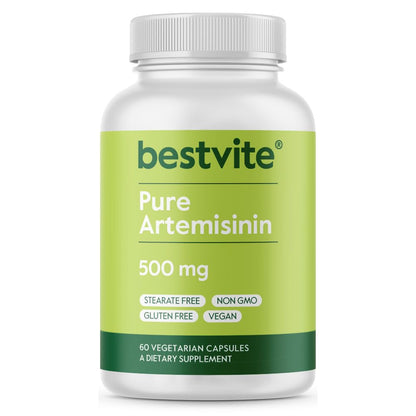 BESTVITE Artemisinin 500mg Capsule – 60 Vegetarian Capsules | No Fillers, Vegan, Gluten Free, Non-GMO