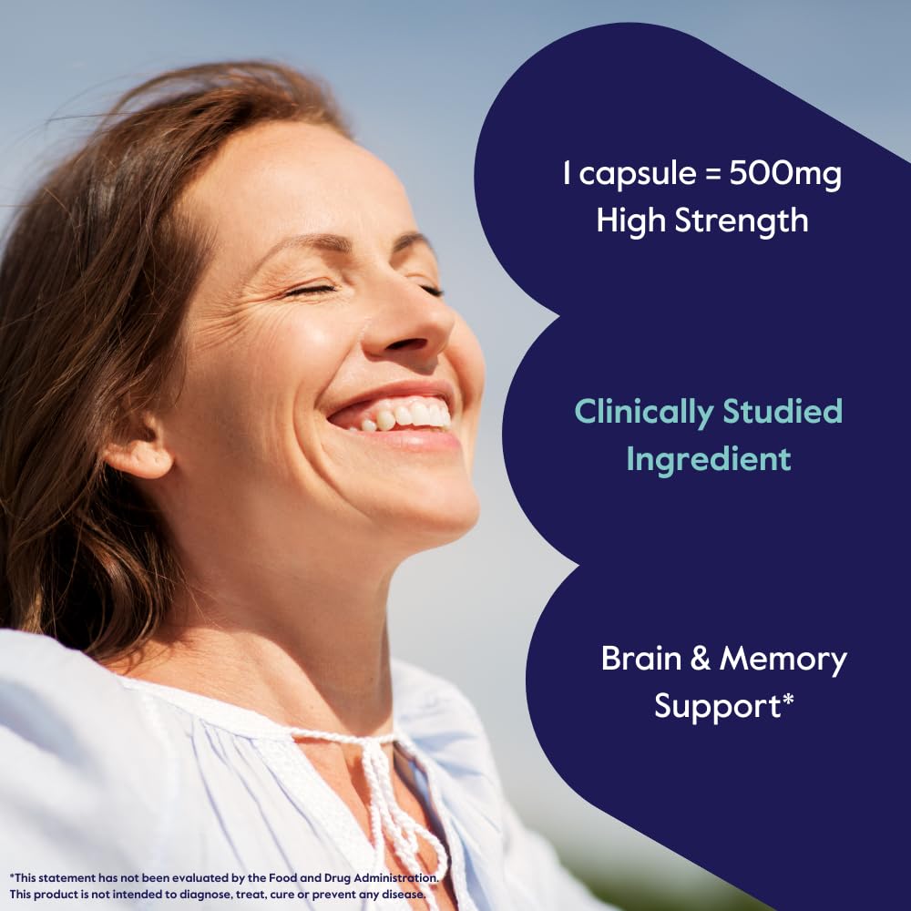 BESTVITE Cognizin Citicoline 500mg – 120 Vegetarian Capsules | Premium Nootropic
