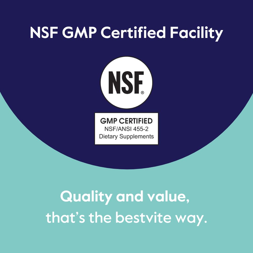 BESTVITE Cognizin Citicoline 500mg – 120 Vegetarian Capsules | Premium Nootropic