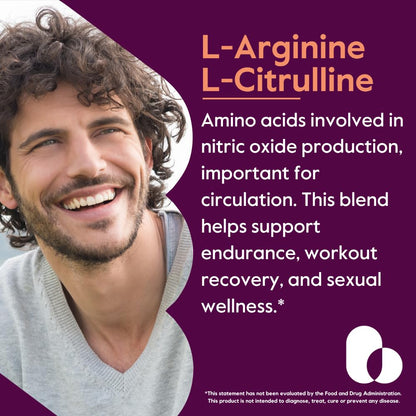 BESTVITE L-Arginine L-Citrulline 500mg/250mg Vegan – 240 Veg Capsules | Gluten Free, Non-GMO