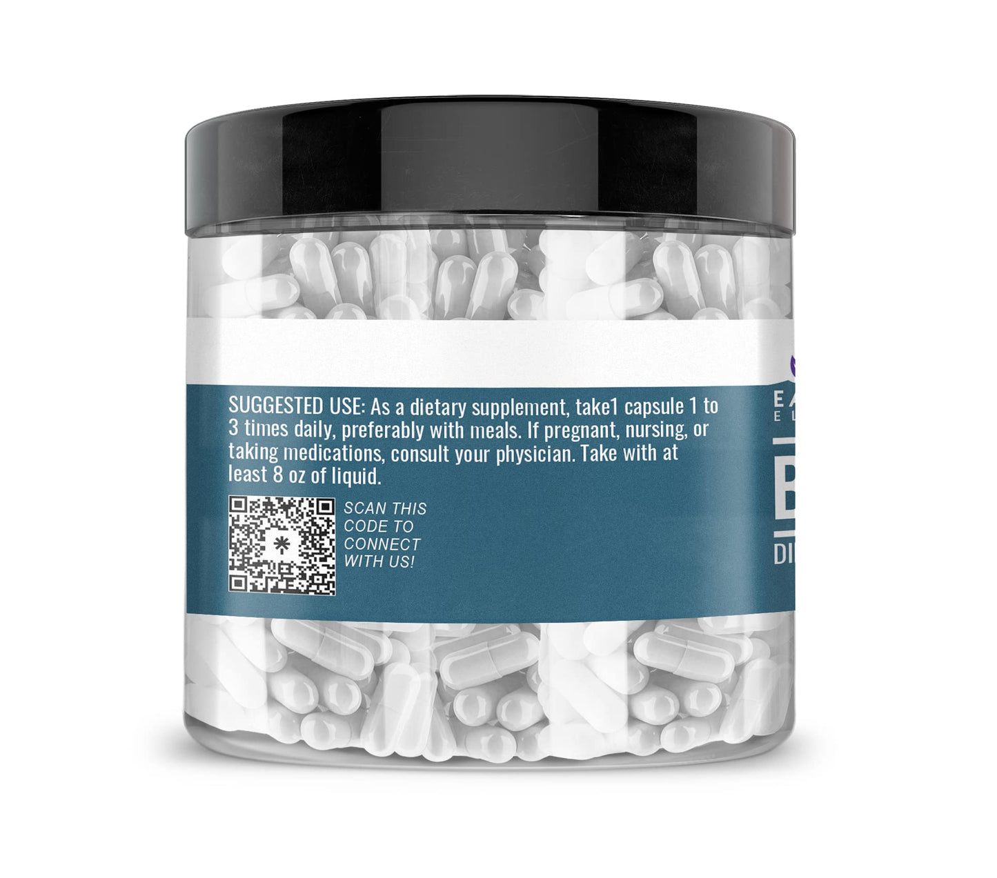 Earthborn Elements Betaine HCl – 200 Capsules | Lab-Tested, No Fillers