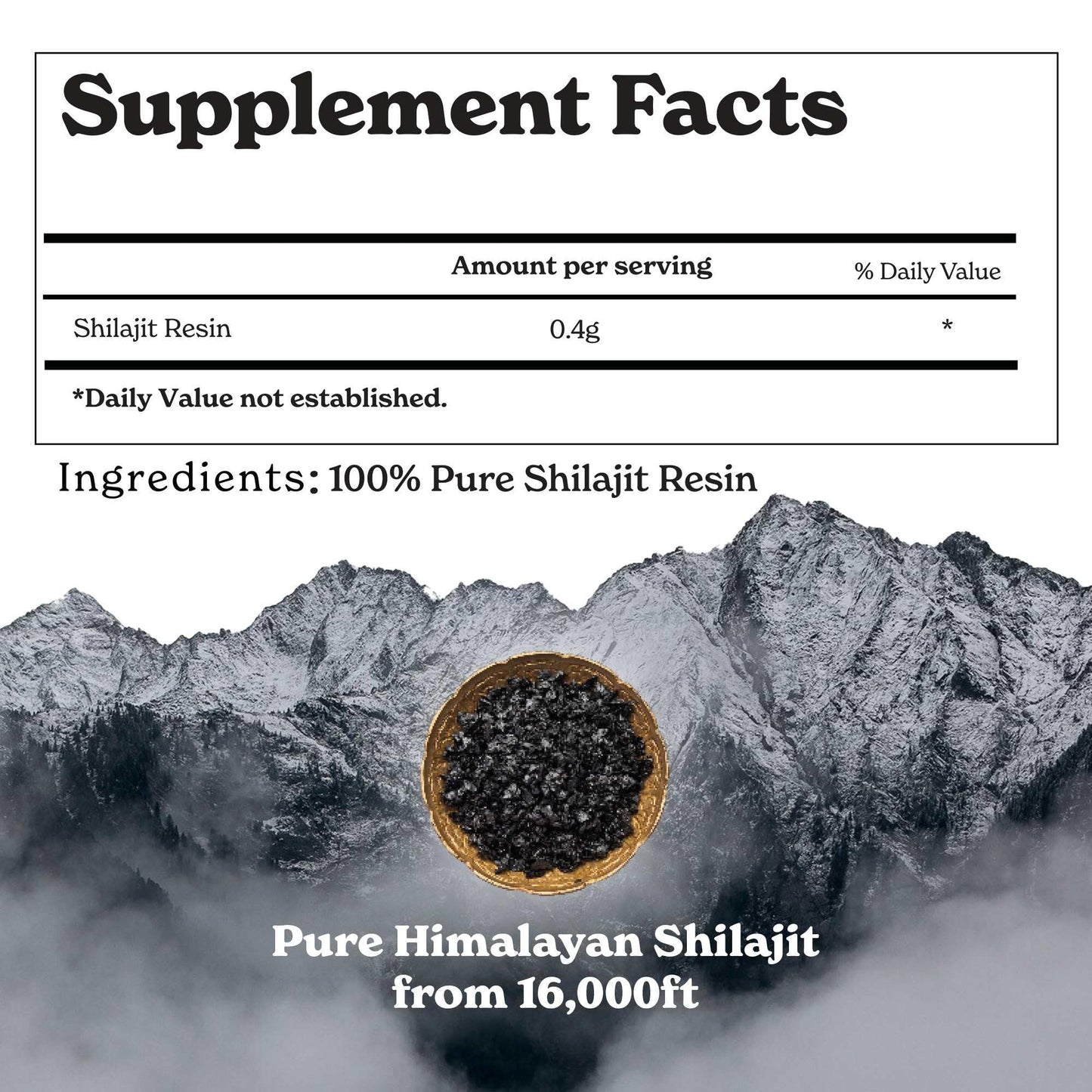Better Alt Pure Himalayan Shilajit Resin - High Potency Gold Grade, 375 Servings, Energy and Immune Support (Lab Test Report)