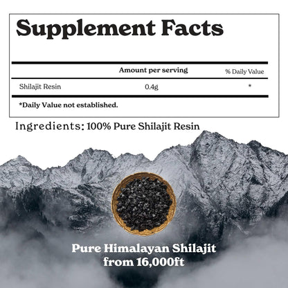 Better Alt Pure Himalayan Shilajit Resin – 2-Pack, 150 Servings, 400 mg | Energy & Immune Support
