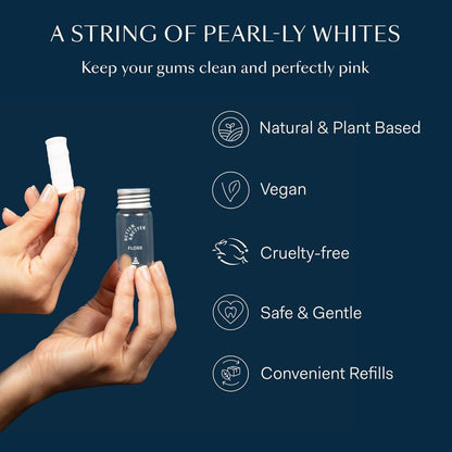 Better & Better Natural Floss in Refillable Glass Jar – Vegan, Eco & Plastic-Free