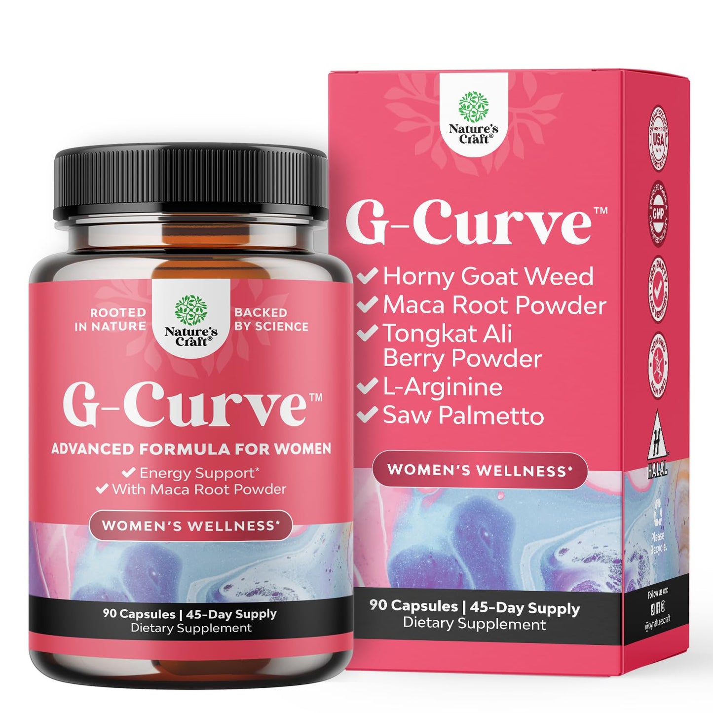 Better Butt & Breast Enhancement Pills for Women – Potent Herbal Formula with Horny Goat Weed, Panax Ginseng, Saw Palmetto, Maca Root | 90 Count