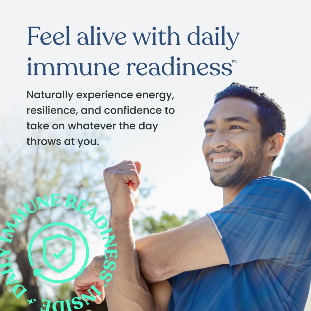 Better Way Health Advanced Immune Readiness – Beta Glucan with Vitamin C, Selenium & Resveratrol | 60 Capsules