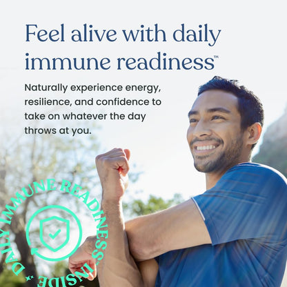 Better Way Health Advanced Immune Readiness – Beta Glucan with Vitamin C, Selenium & Resveratrol | 60 Capsules
