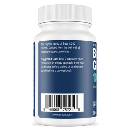 Better Way Health Advanced Immune Readiness – Beta Glucan with Vitamin C, Selenium & Resveratrol | 60 Capsules