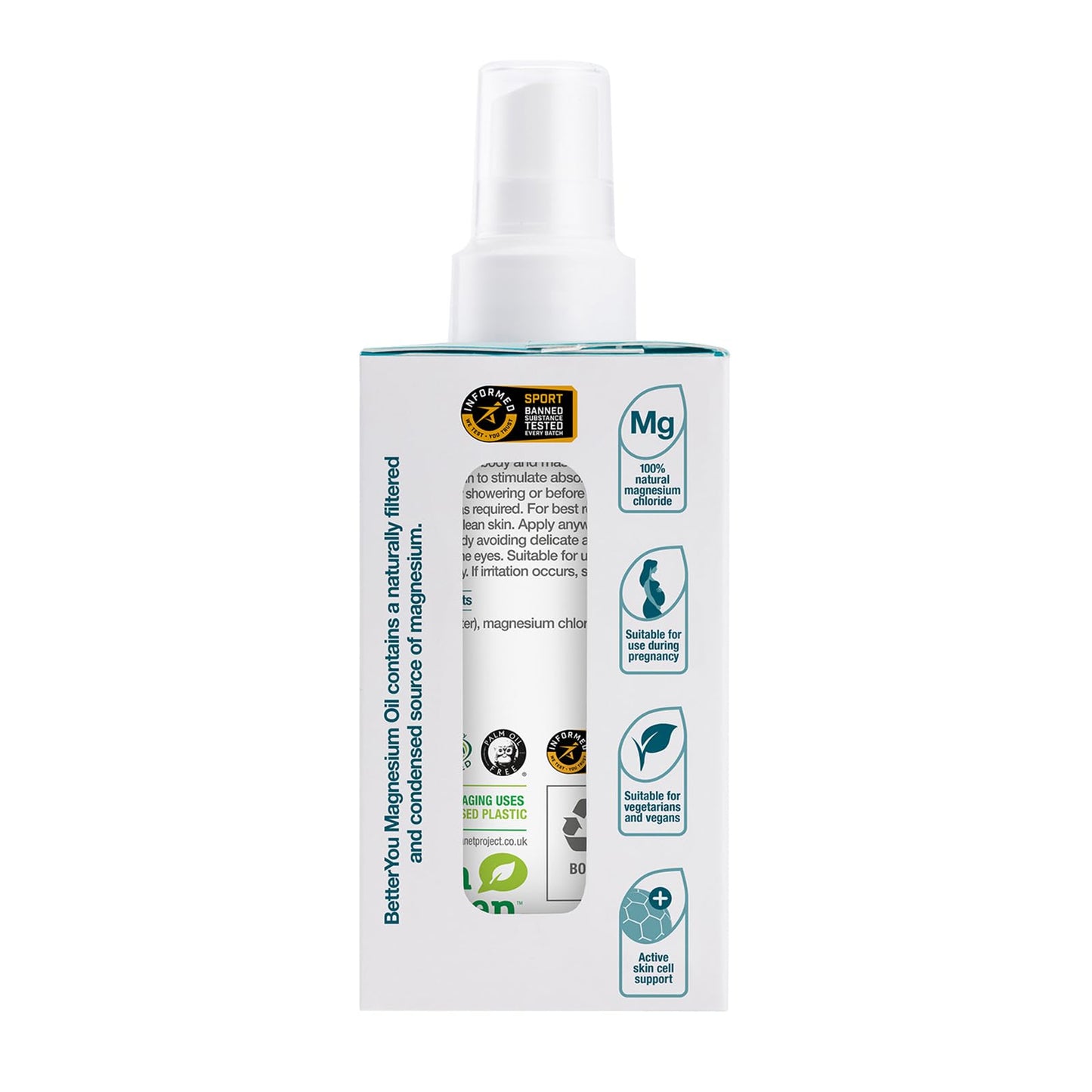 BetterYou Magnesium Oil Body Spray – Supports Muscle Recovery & Flexible Joints