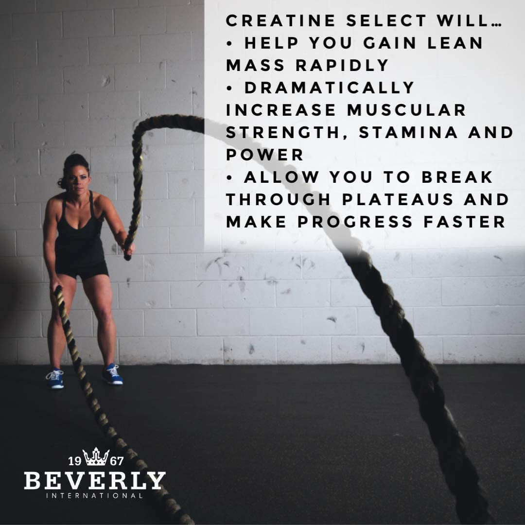 Beverly International Creatine Select with Phosphates — 40 Servings | Sugar-Free, Tang-Style Orange Flavor