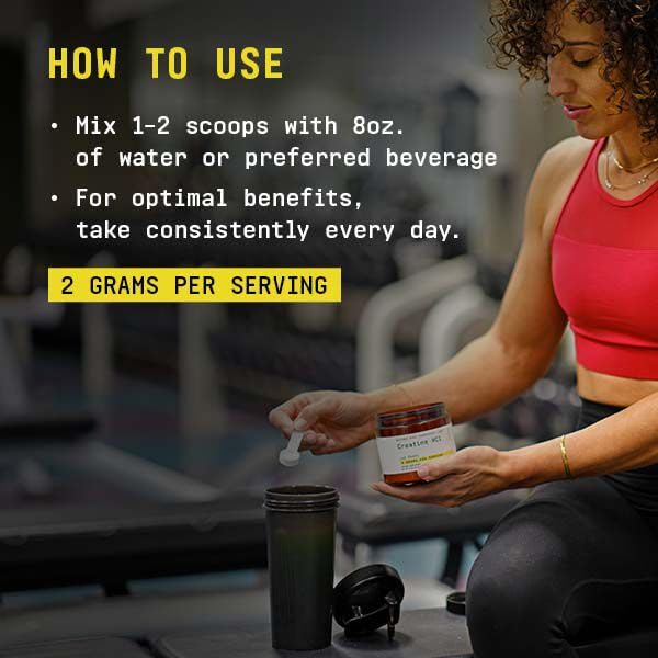 BEYOND RAW Creatine HCl Powder – Lab-Grade, Ultra-Concentrated for Strength & Performance | 120 Servings