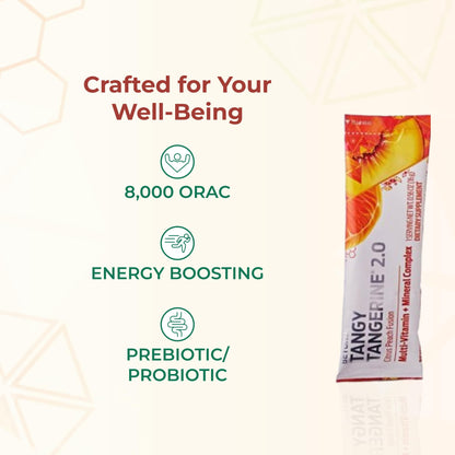 Beyond Tangy Tangerine 2.0 Citrus Peach Infusion Packets - 30 Count