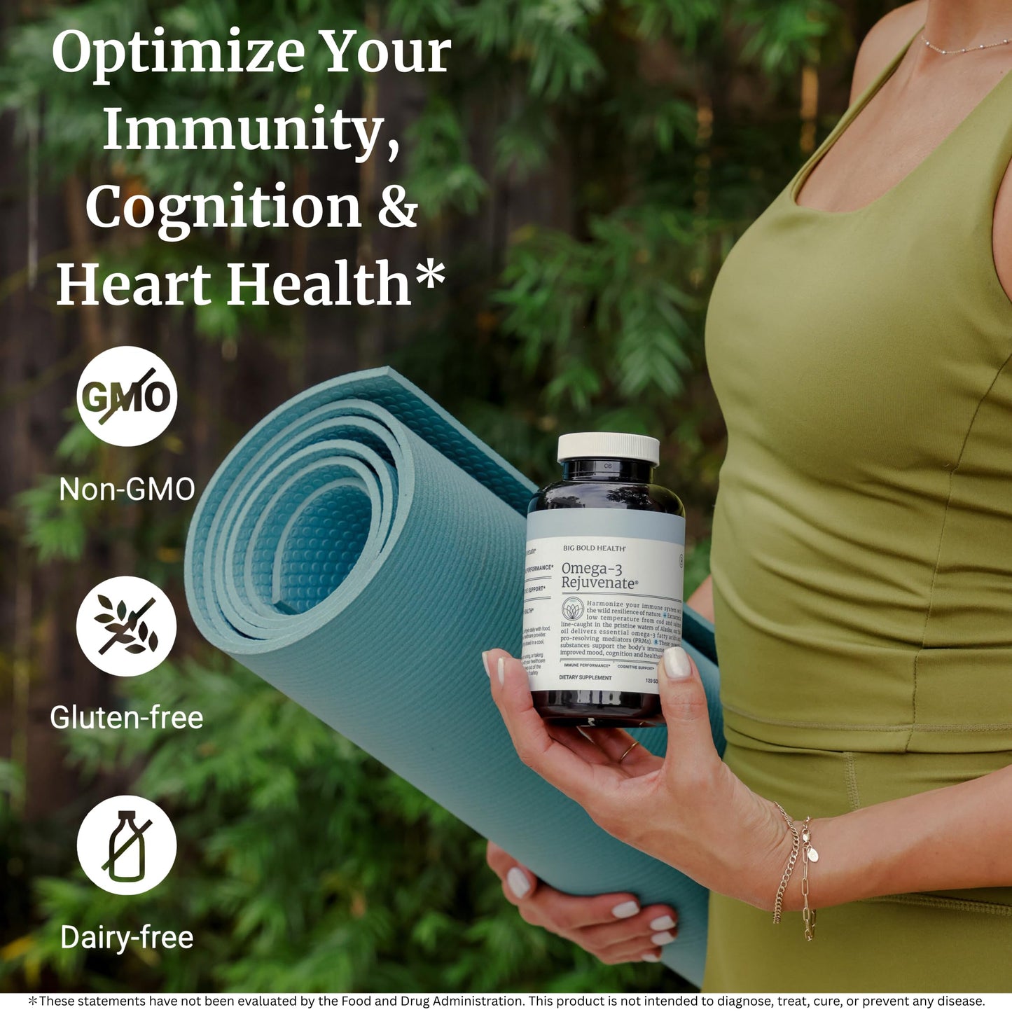 BIG BOLD HEALTH Omega-3 Rejuvenate – Wild Alaskan Fish Oil with PRMs (EPA, DHA, DPA) & Vitamins A & D (120 Softgels)