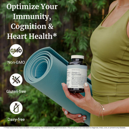 BIG BOLD HEALTH Omega-3 Rejuvenate – Wild Alaskan Fish Oil with PRMs (EPA, DHA, DPA) & Vitamins A & D (120 Softgels)