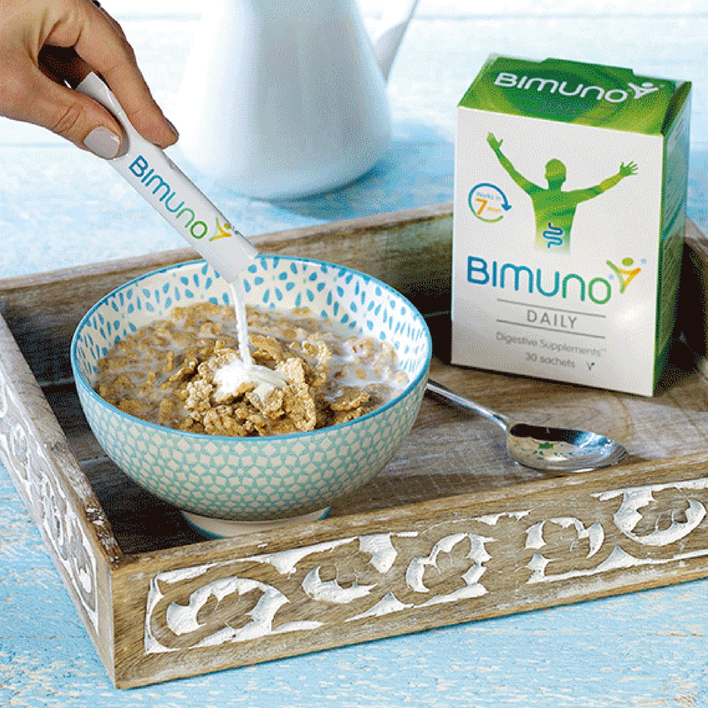 BIMUNO Immunity Food Supplement – Prebiotic Multivitamin for All Ages | Vitamin D3, C & Zinc | Gluten Free, Vegetarian, Halal, Kosher