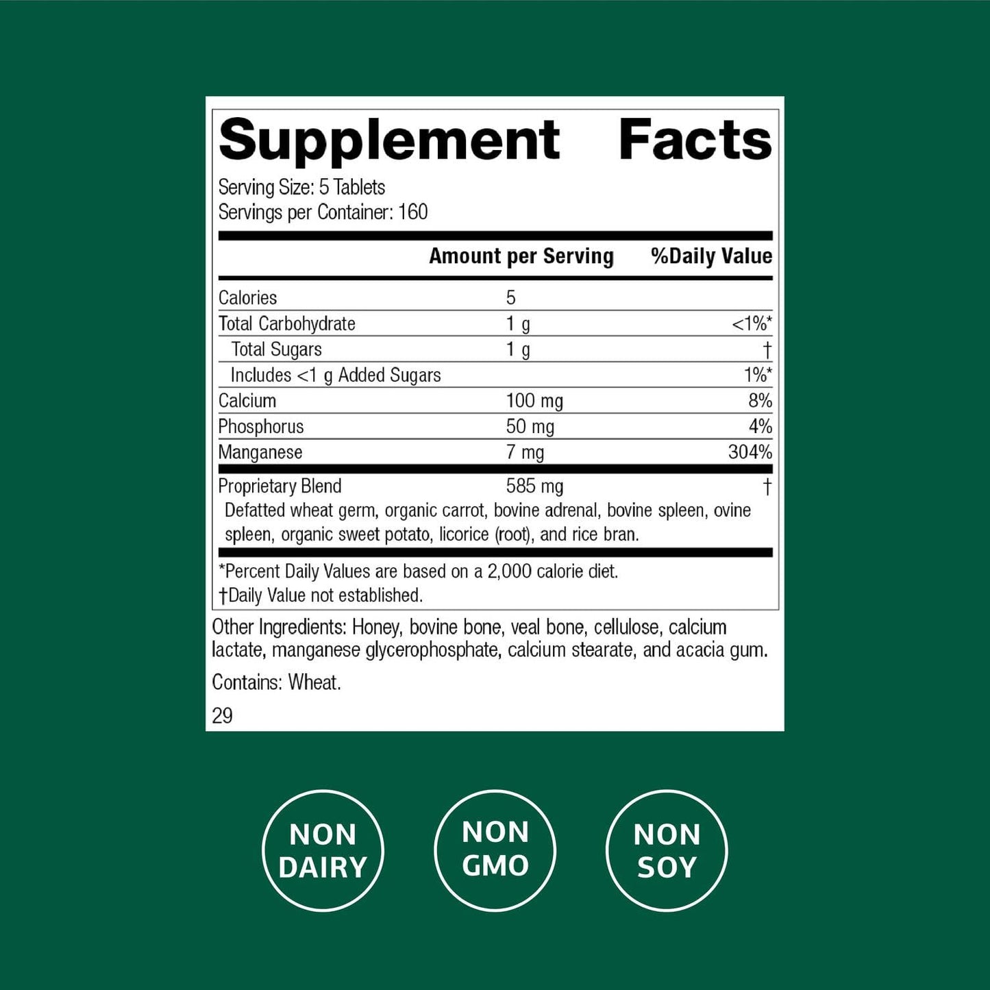 Bio-Dent Skeletal Health Dietary Supplement – 800 Tablets | Standard Process