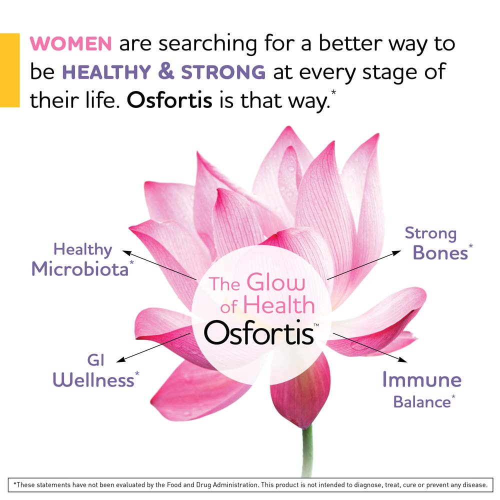 BioGaia Osfortis – Women’s Probiotic for Bone Health, Immune Balance & GI Wellness (60 caps)