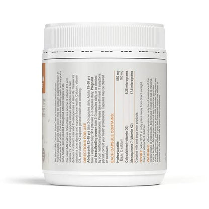 Bio Island Milk Calcium Bone Care 150 Softgel Capsules – Calcium for Bone Health with D3 & K2