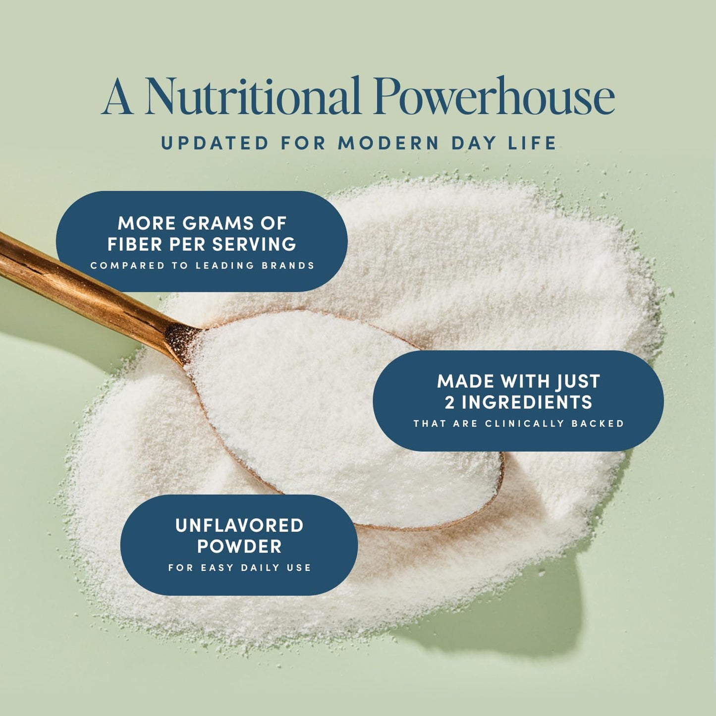 Bio.me Daily Prebiotic Fiber Powder Unflavored — 20 Travel Packs, 7g per Serving
