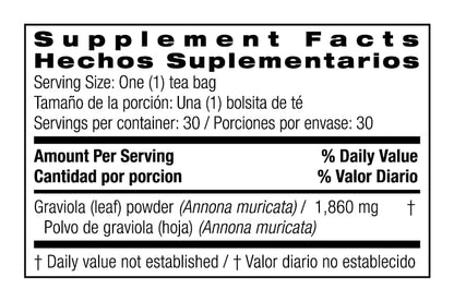 BIO NUTRITION INC. Graviola Tea 30 Bag, 0.02 Pound - Immune Support