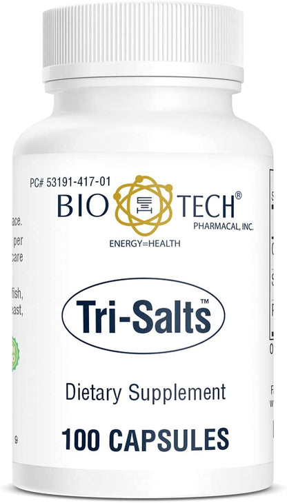 Bio-Tech Pharmacal Tri-Salts Powder (120 g) | Calcium, Sodium & Potassium