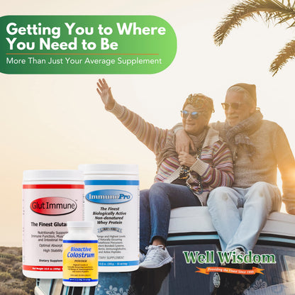 Well Wisdom Bioactive Colostrum 60g – Grass-Fed Immune Support Powder