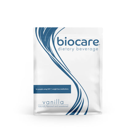 Biocare GLP-1 Nutritional Beverage – 30g Protein, 26 Vitamins, Vanilla