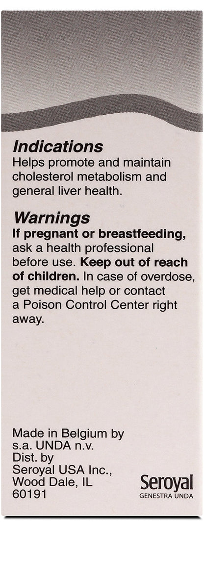 UNDA Cholesterinum Plex | Homeopathic Liver Support Remedy | 1 fl oz