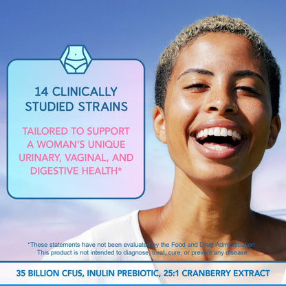 BioEmblem Beauty Probiotics for Women – 35B CFU, 14 Strains, Biotin & Collagen, 90 Caps