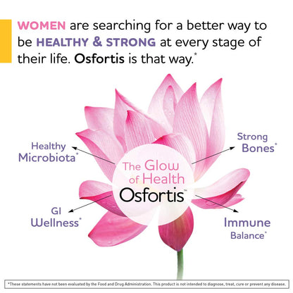 BioGaia Osfortis – Women’s Probiotic for Bone Health, Immune Balance & GI Wellness (60 caps)