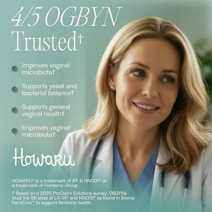 BIOMA Feminine Health Synbiotic – Probiotics, Cranberry & Tributyrin for Vaginal pH, Urinary & Digestive Support | 60 Capsules