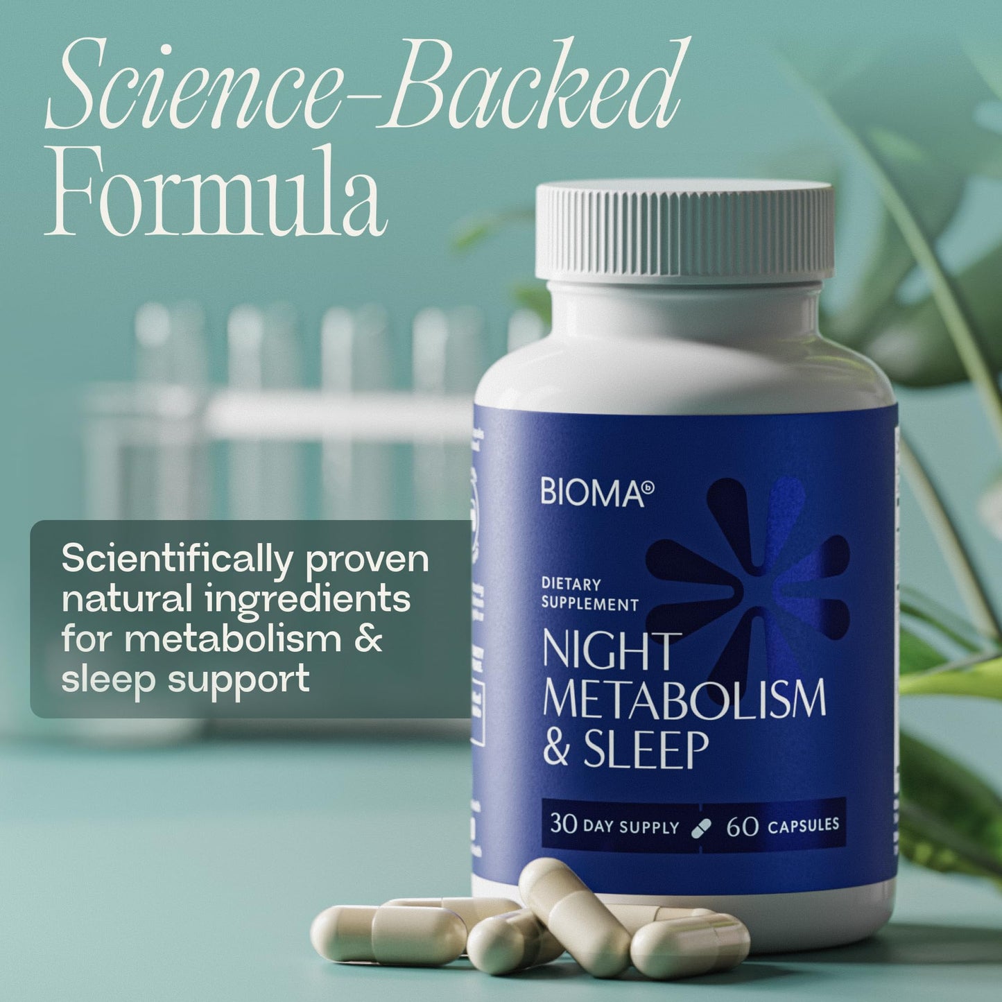 BIOMA Night Metabolism & Sleep – Sleep Support & Metabolism Boost, 3 Pack