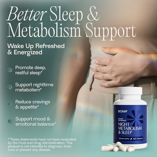 BIOMA Night Metabolism & Sleep – Sleep Support & Metabolism Boost, 3 Pack
