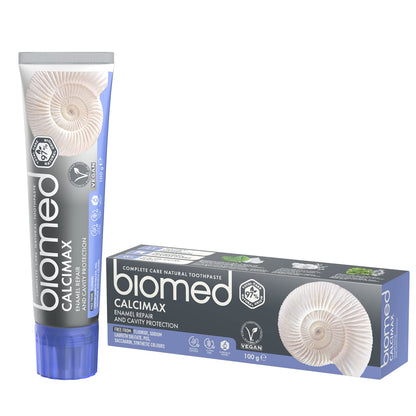 Biomed Calcimax - Natural Toothpaste | No SLS & No Fluoride | Strengthening (1 Pack)