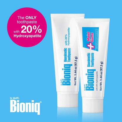 Bioniq Classic Biomimetic Toothpaste – 20% Hydroxyapatite (BioHAP) 3.44 oz | Clinically Tested