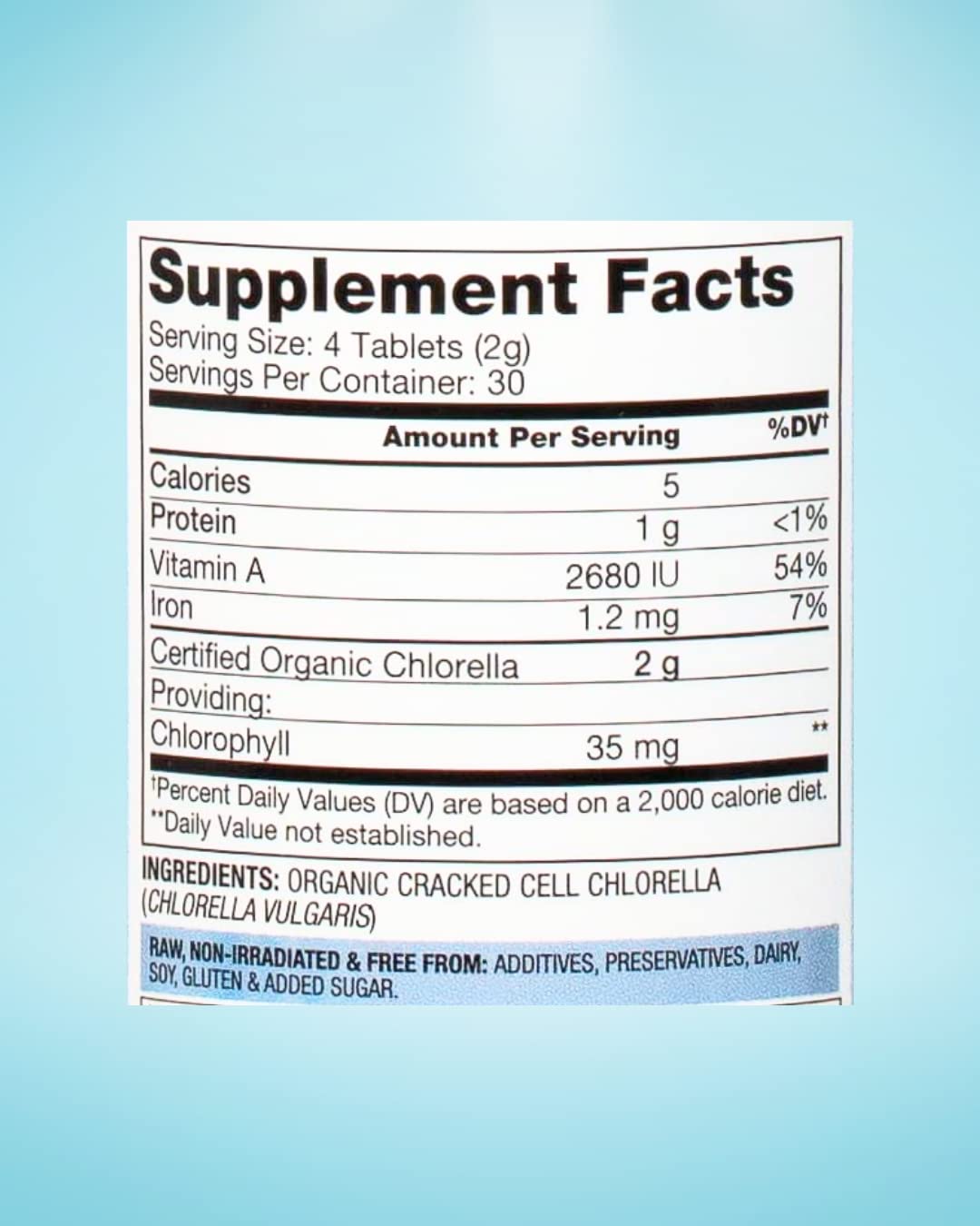 BioOptimal Organic Chlorella Tablets - 500mg, 120 Tablets | Organic & Non-GMO