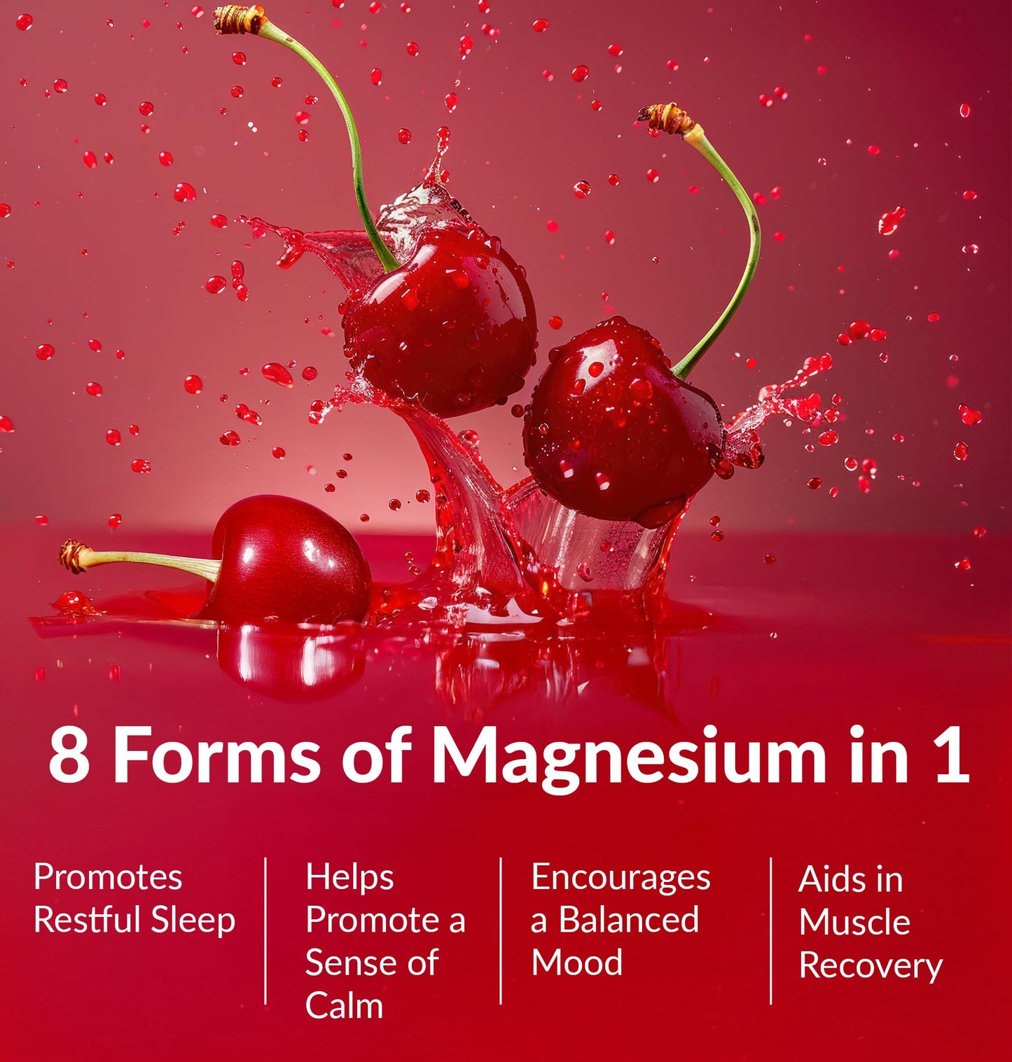 BIOptimizers Magnesium Breakthrough Drink – 8 Magnesium Forms, Electrolytes, Tart Cherry, Sleep & Recovery