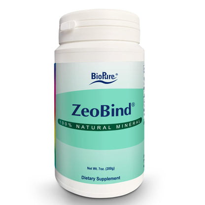 BioPure ZeoBind – 100% Natural Clinoptilolite & Mordenite Detox Mineral Powder (200g)