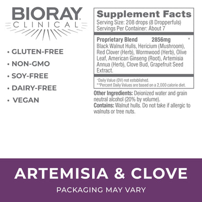 BIORAY Artemisia & Clove - 2 oz | Unwanted Organism Removal