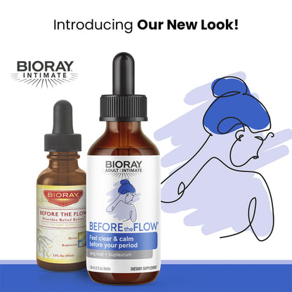 BIORAY Before The Flow 2 oz | Supports PMS, Non-GMO, Gluten Free