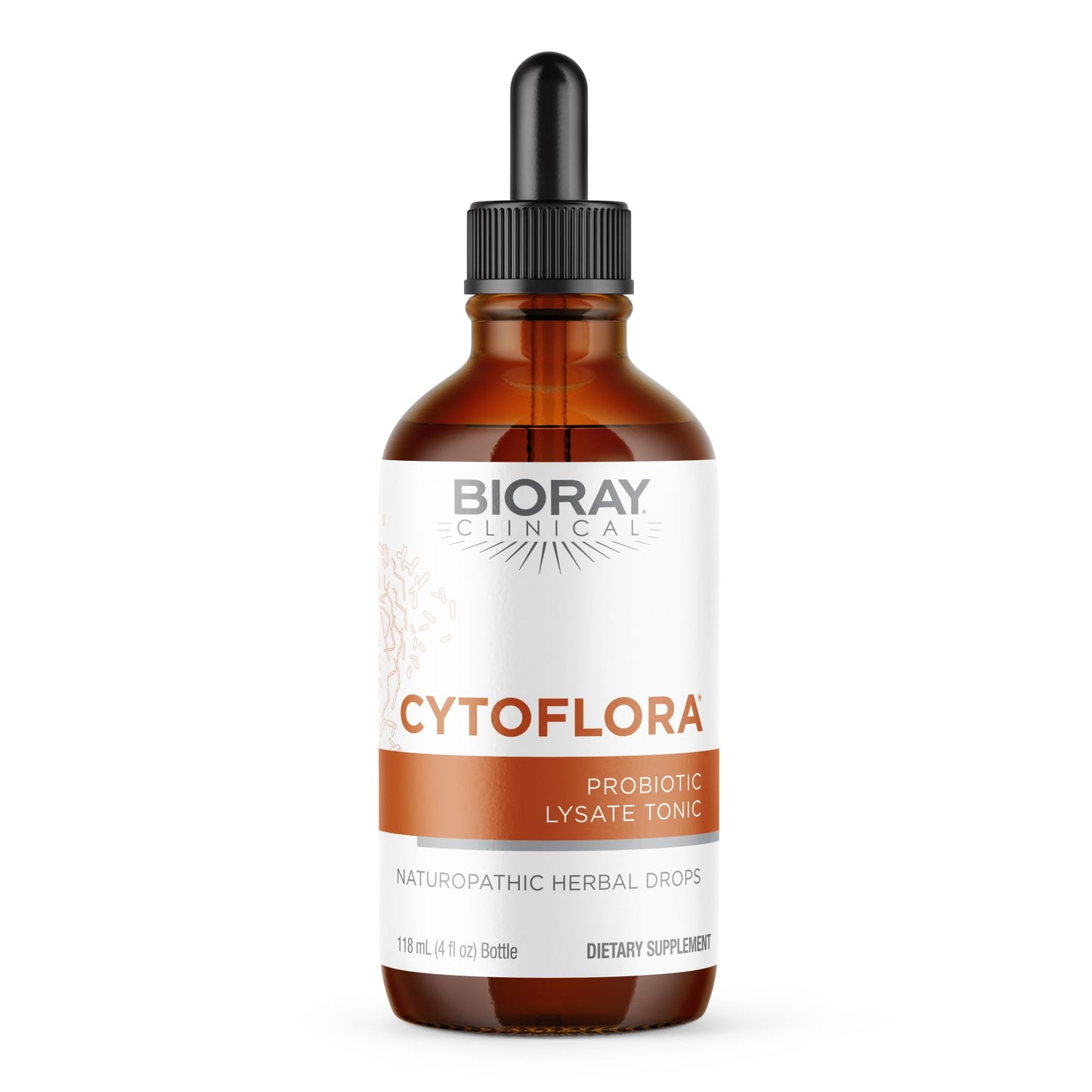 BIORAY CytoFlora Probiotic Immunity Tonic - 4 oz | Non-GMO, Vegetarian, Gluten Free