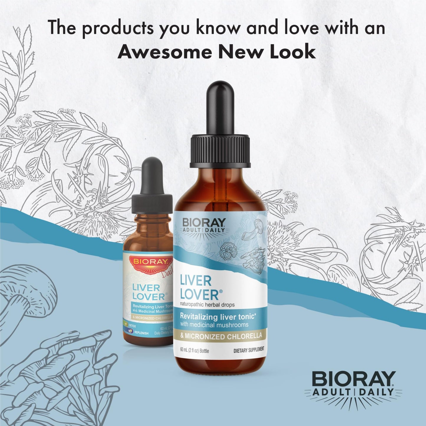BIORAY Daily Liver Lover – Liver & Adrenal Support (2 oz)