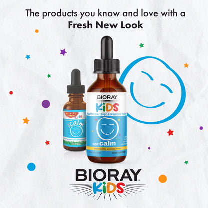 BIORAY Kids NDF Calm, Vanilla - Toxin Binding & Liver Support (4 fl oz)
