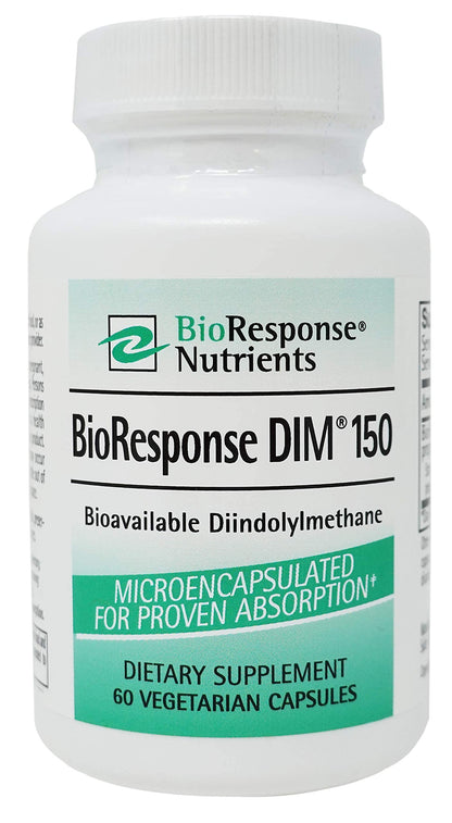 BioResponse DIM 150-150mg x 60 Capsules | Microencapsulated Diindolylmethane