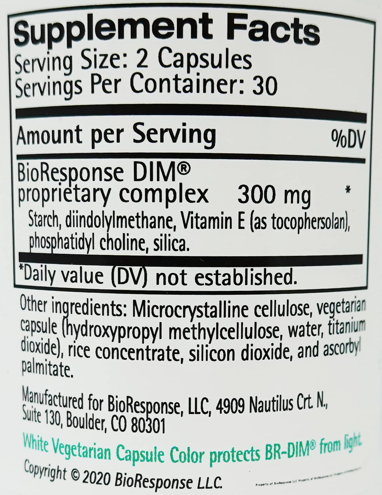 BioResponse DIM 150 60 Vcs (2 Pack) | Absorption-Enhanced BR-DIM