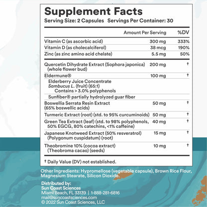 BioShield MD – Premium Immunity Support (Vitamin C, D, Zinc) 60 Capsules