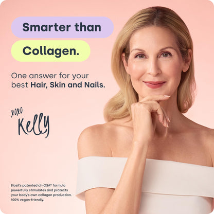BioSil Collagen Generator - 120 Capsules with Patented ch-OSA Activator for Skin, Hair, Nails & Joints