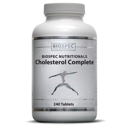 BIOSPEC NUTRITIONALS Cholesterol Complete - Natural Cholesterol & Heart Health Support (Red Yeast Rice, CO-Q-10, Hawthorn, Magnesium) 240 Tablets