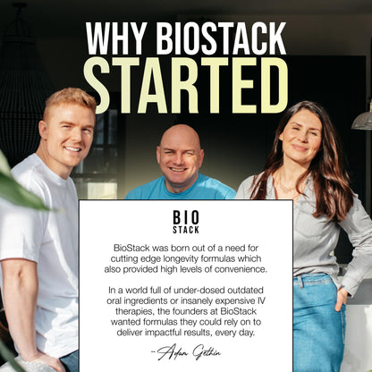 BIOSTACK NAD Regen (30 Days) – NAD+ Booster with NAD3, Yüth Spermidine, Resveratrol & Niacinamide | Anti-Aging & Longevity